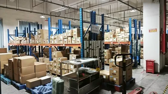 Smart warehouse shipping area inventory management Dongguan Zhengyang Packaging facility