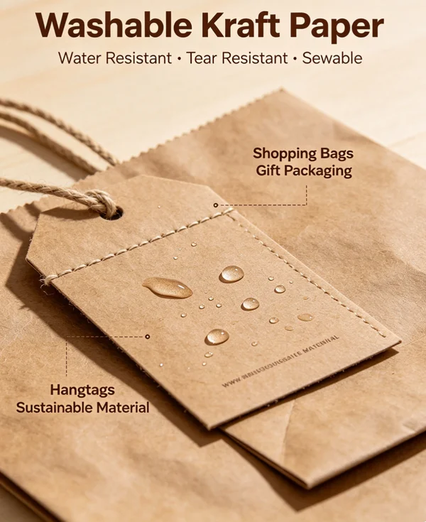 Washed kraft paper material Dongguan Zhengyang Packaging packaging surface material