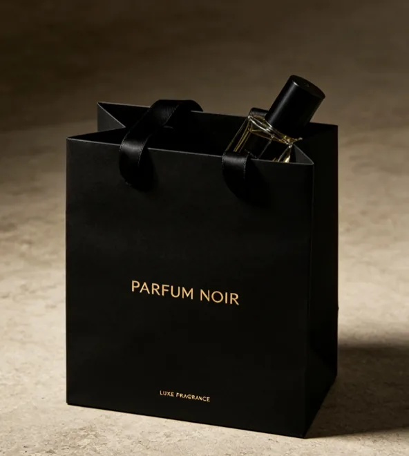 Luxury perfume gift paper bag application premium counter bag Zhengyang Packaging Dongguan