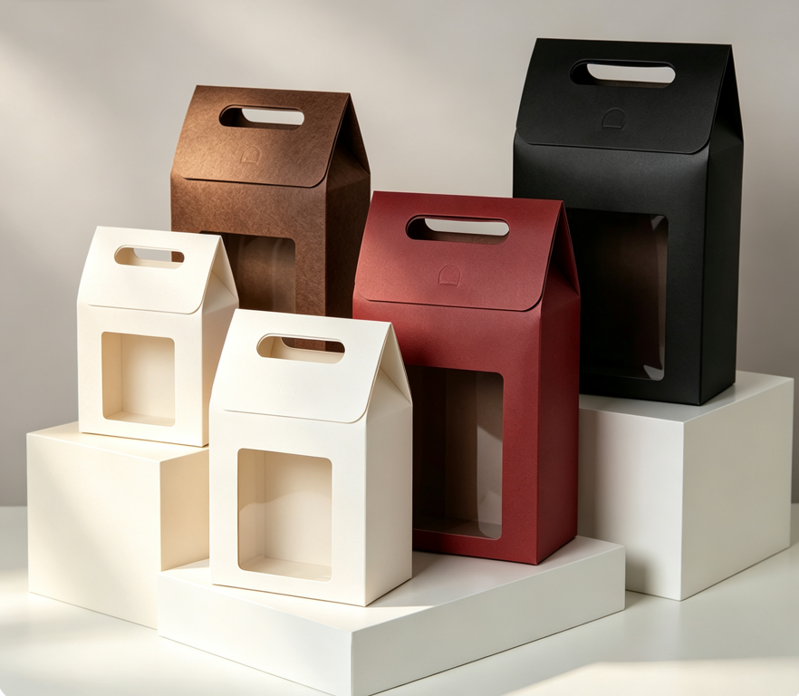Handle flip-lid box showcase 3