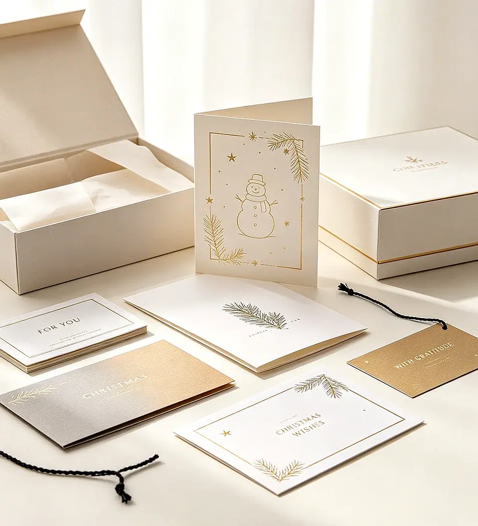 Greeting card display showcase custom paper card Zhengyang Packaging Dongguan