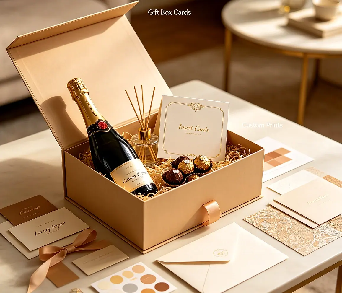 Gift box insert card application gift box card Zhengyang Packaging Dongguan