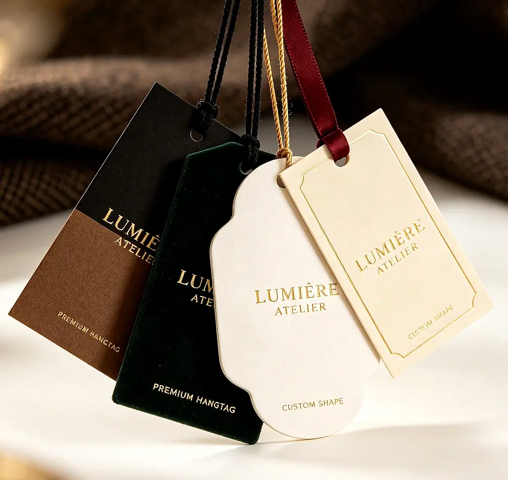 Hang tag special shaped card collection supplemental - clothing tag creative card assortment - Zhengyang Packaging Dongguan China